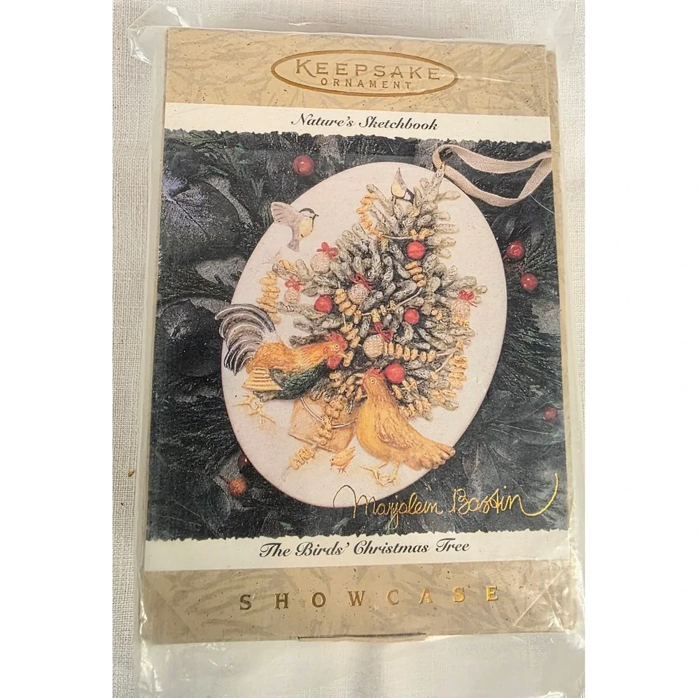 Hallmark 1996 Keepsake Ornament Marjolein Bastin Birds Christmas Tree Vintage